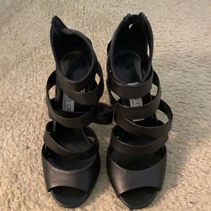 Jimmy Choo Black Leather Pumps